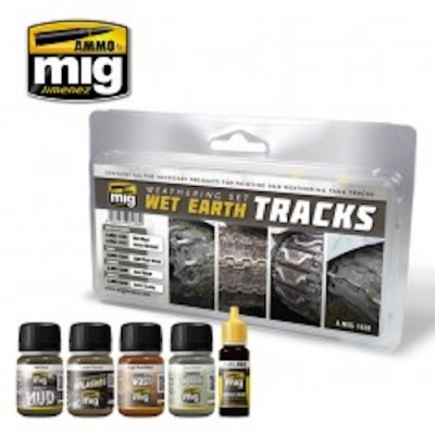 Ammo Mig A.MIG7438 Wet Earth Tracks Set